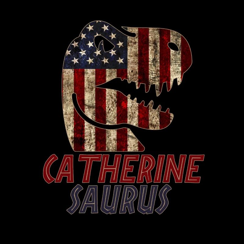 Patriotic Catherine Dinosaur Catherinesaurus