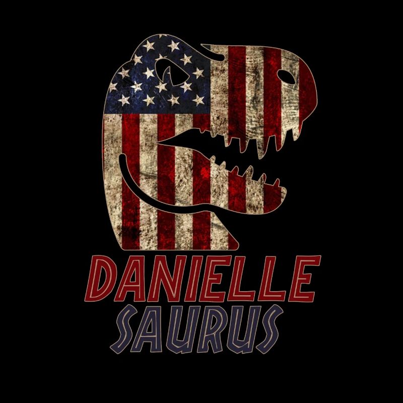 Patriotic Danielle Dinosaur Daniellesaurus
