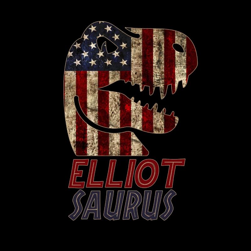 Patriotique Elliot Dinosaure Elliotsaurus