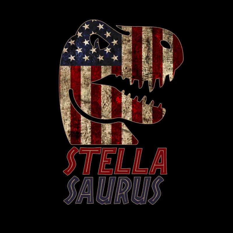 Patriotique Stella Dinosaure Stellasaurus
