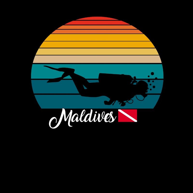 Poison de plongée sous-marine Maldive