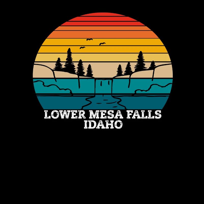 Lower Mesa Falls Idaho