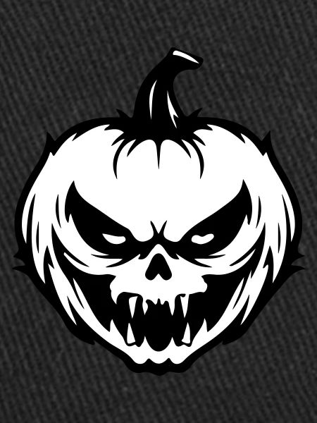 Halloween pumpkin grimace