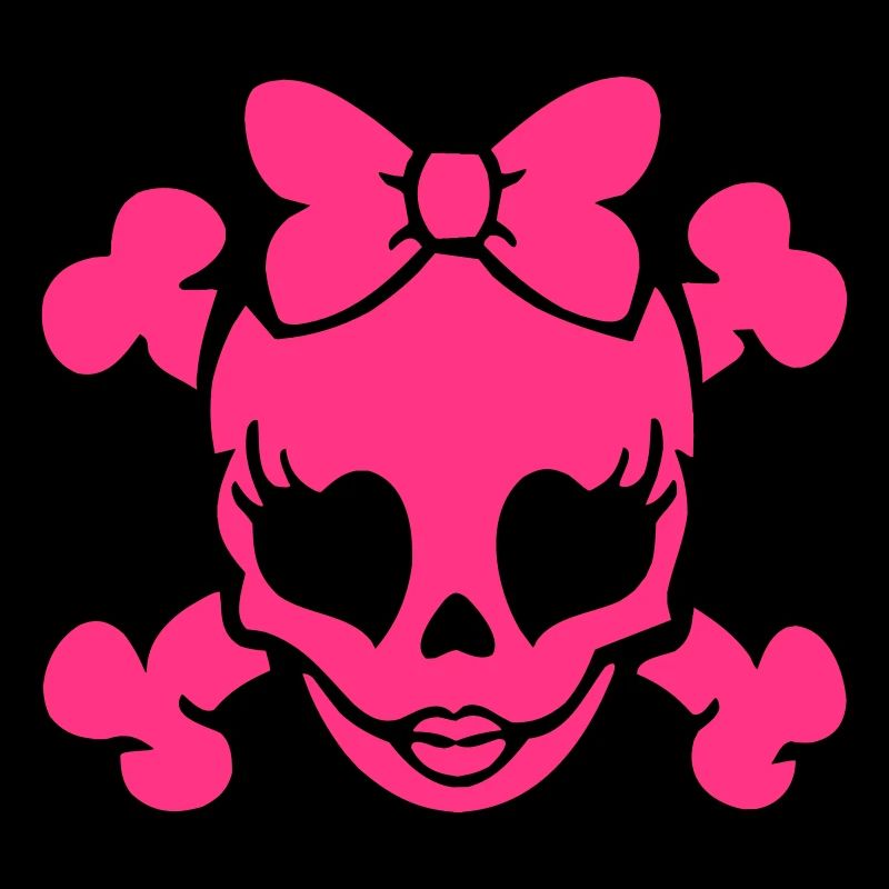 Pink Lady Skull 01