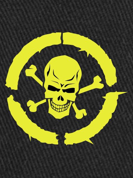 skull skull bone circle