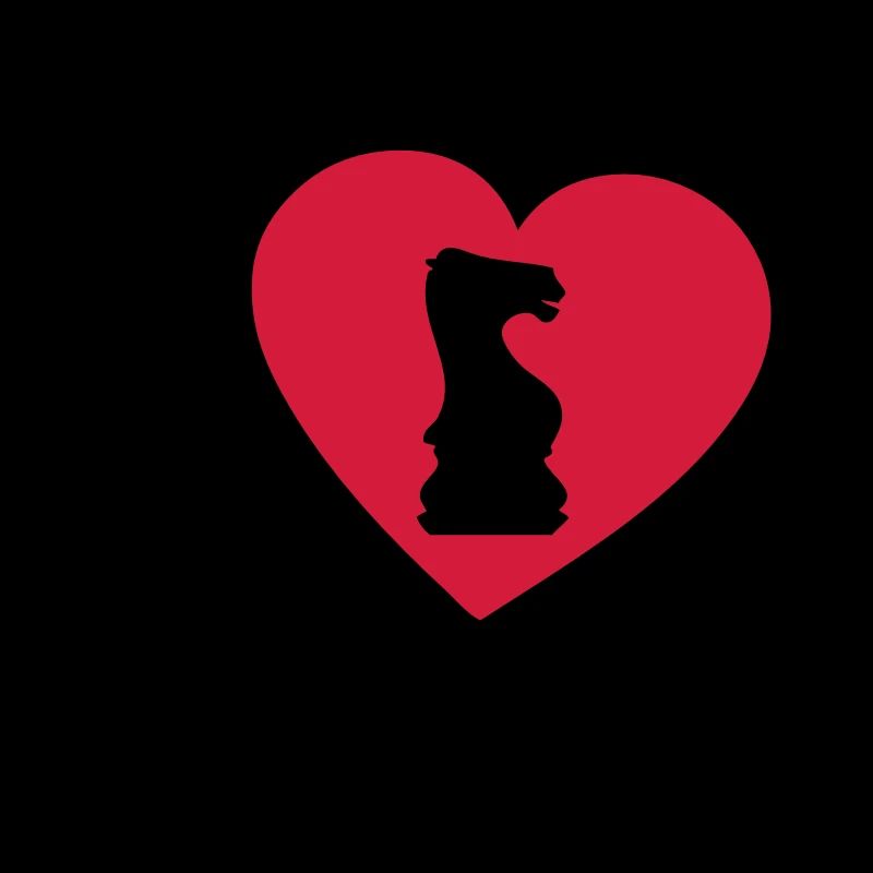 i love chess cavalier echec