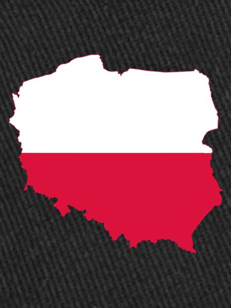 Poland map flag svg
