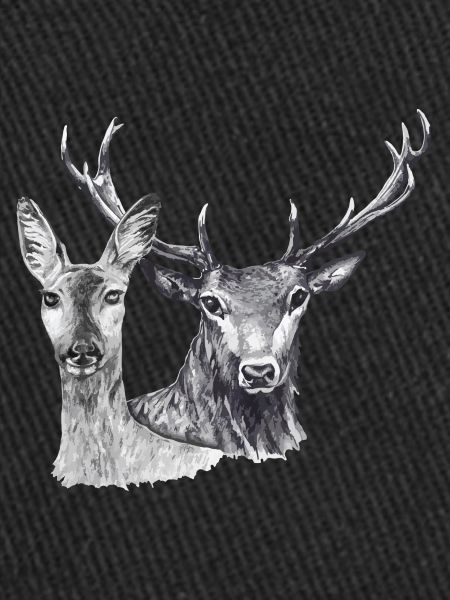 Deer and swan