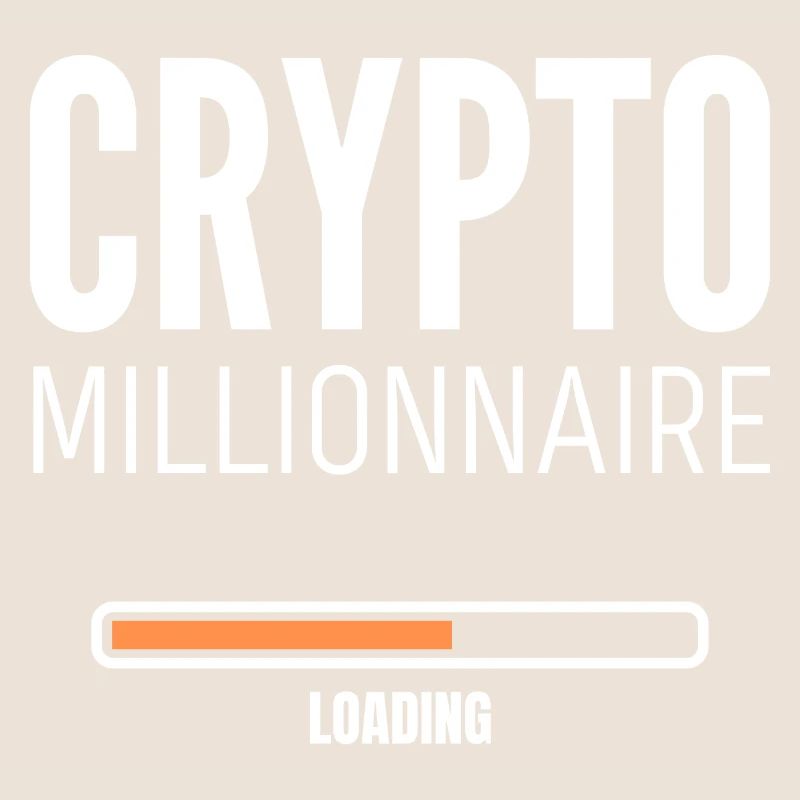 Kryptomillionär Loading Silber Bitcoin Humor