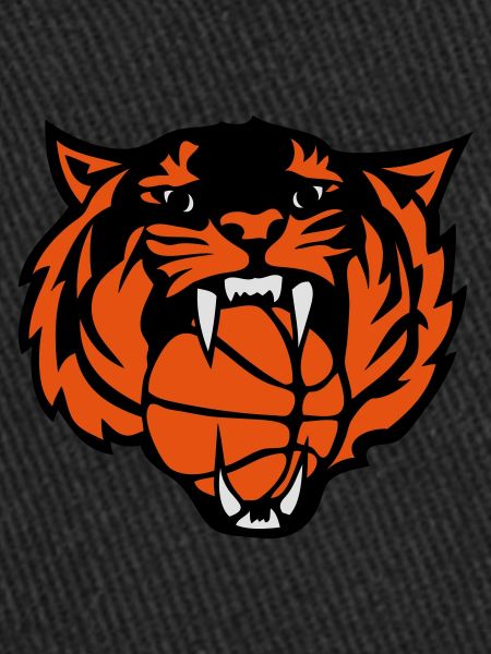 basketball tigre rugit face