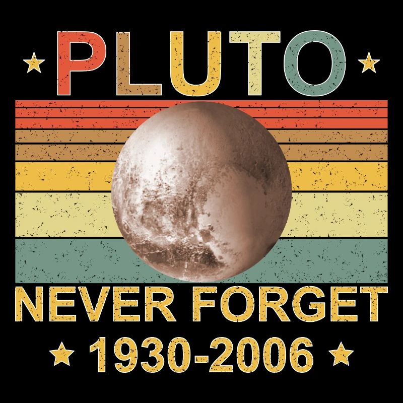 Never Forget Pluton 1930-2006 Vintage Retro
