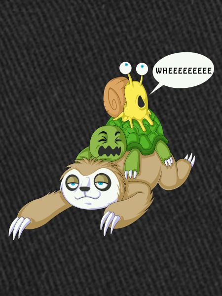 sloth snail and turtle
