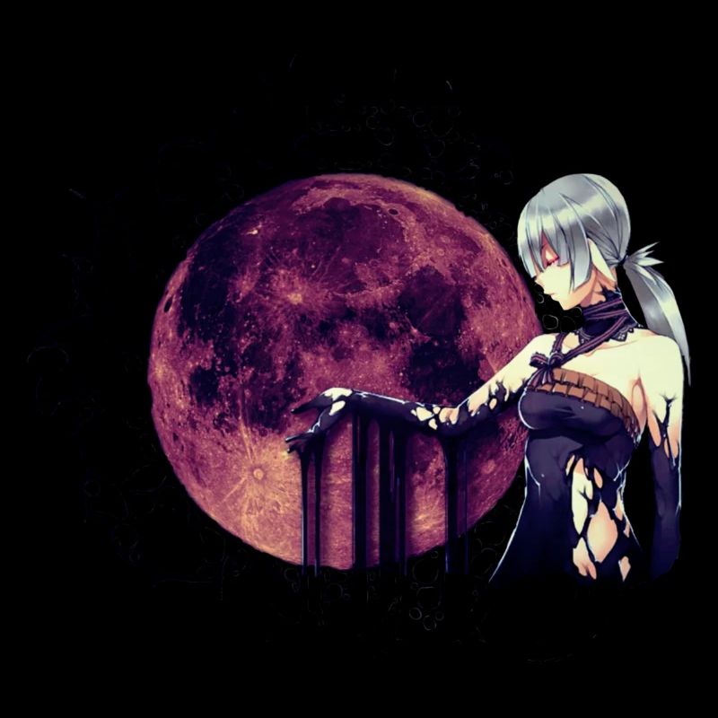 Manga violet noir