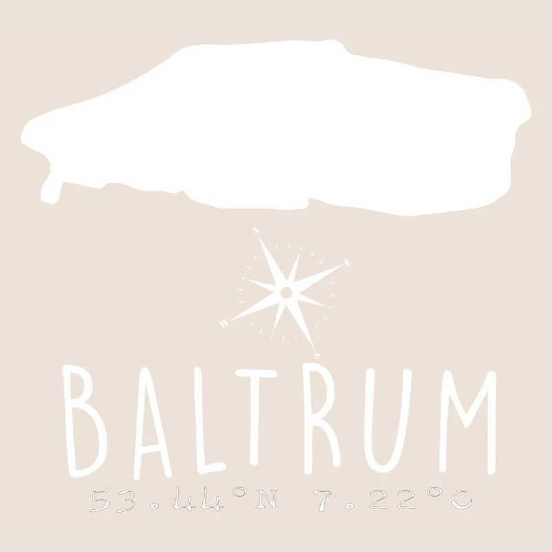 Baltrum Herzschlag Nordsee Geschenk