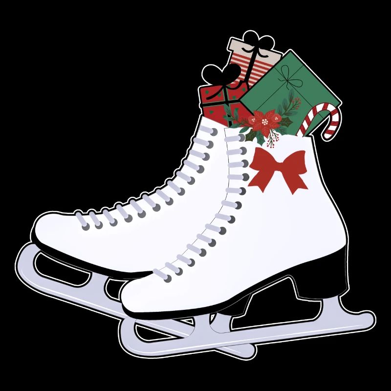 Patins à glace Noël
