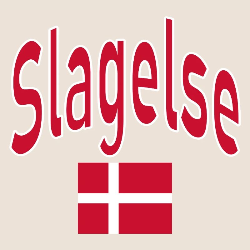 Drapeau de Slagelse Danemark