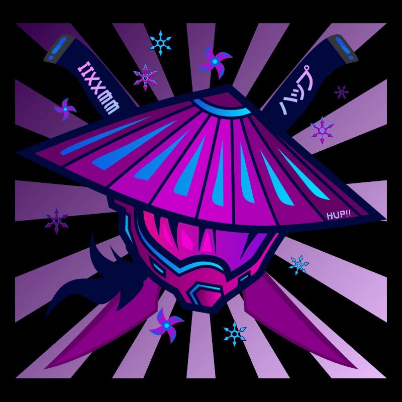 Samurai Monster Schwert Violet