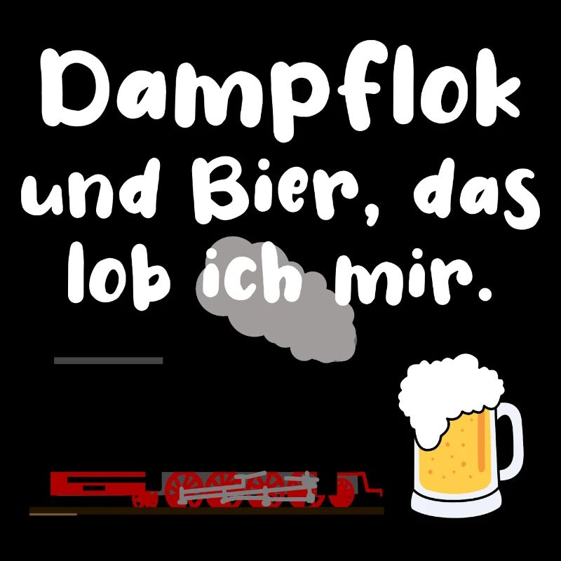 Eisenbahn Dampflok Bier Eisenbahner Zug