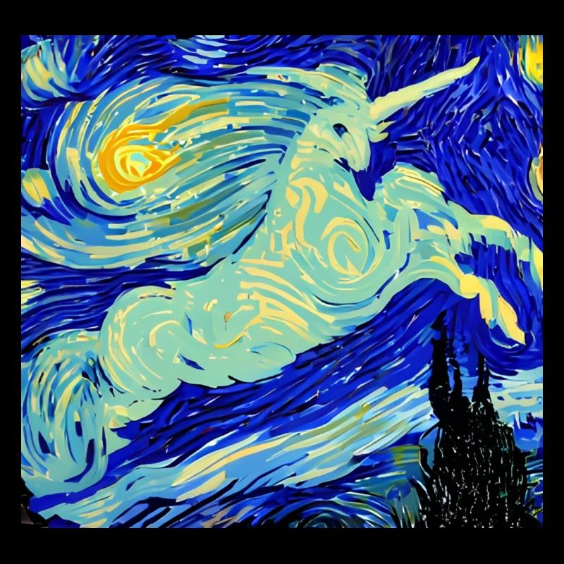 Einhorn Kunstwerk