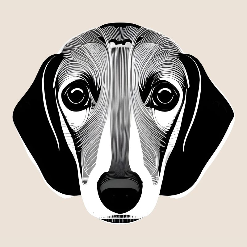 Portrait de teckel