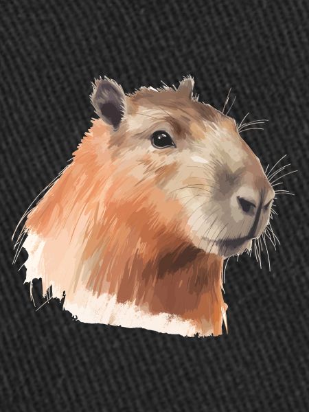 Tableau de Capybara peint