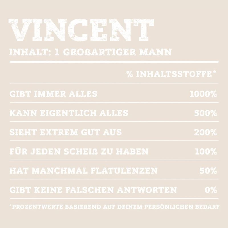 Vincent Great Man First Name