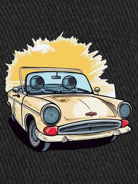 Cabriolet jaune français