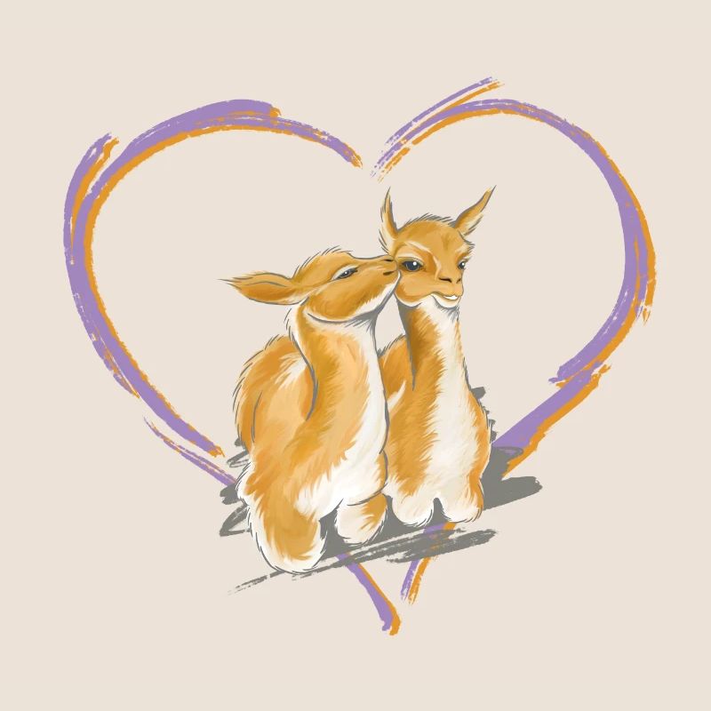 Amour de lamas