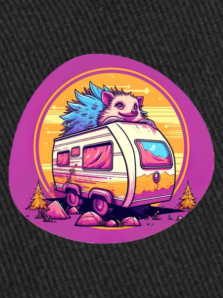 Hérisson sur caravane camping