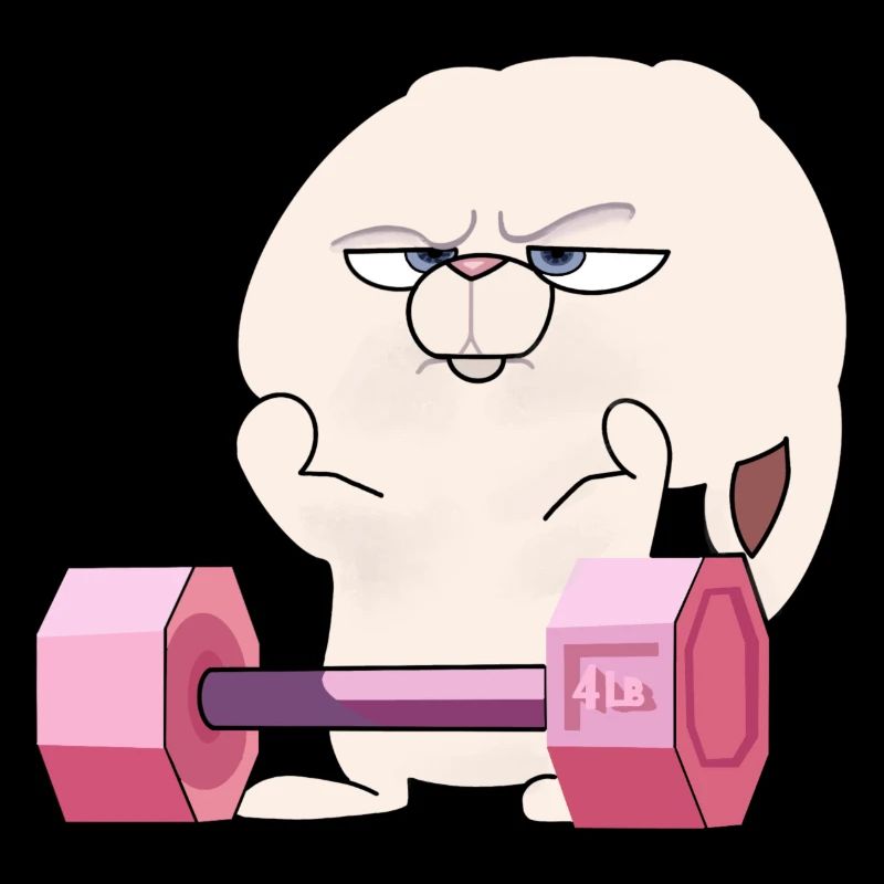 Drôle de lapin de gym