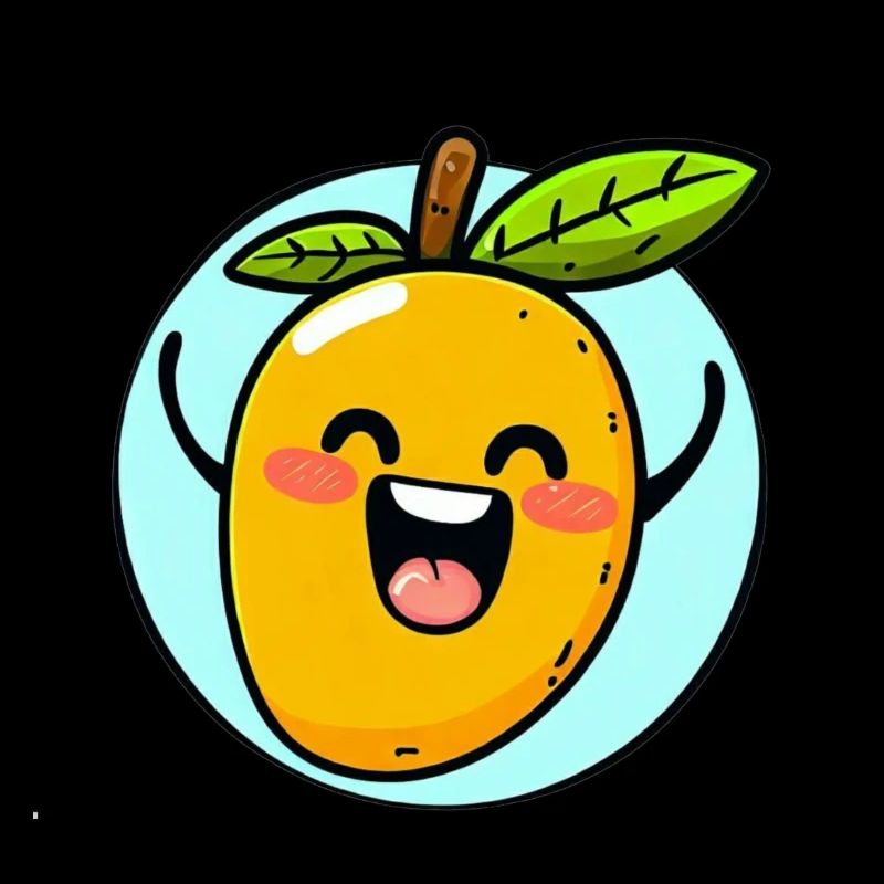 Fröhliche Mango