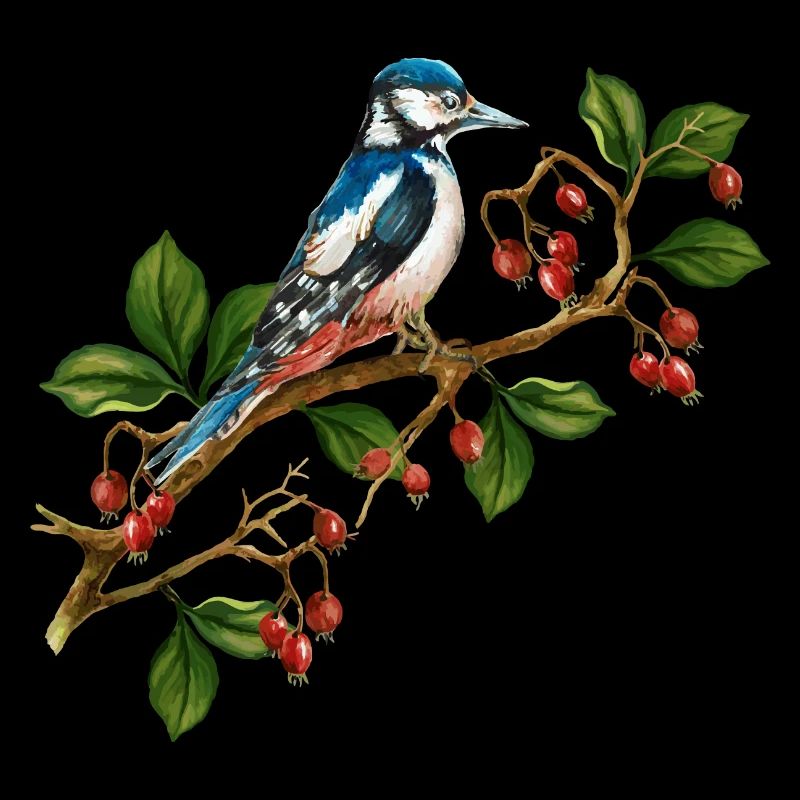 Bunter Vogel