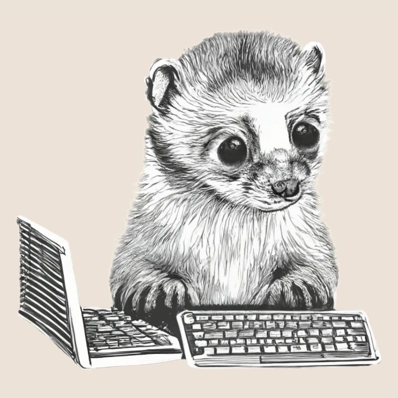 CUTE GEEK FERRET