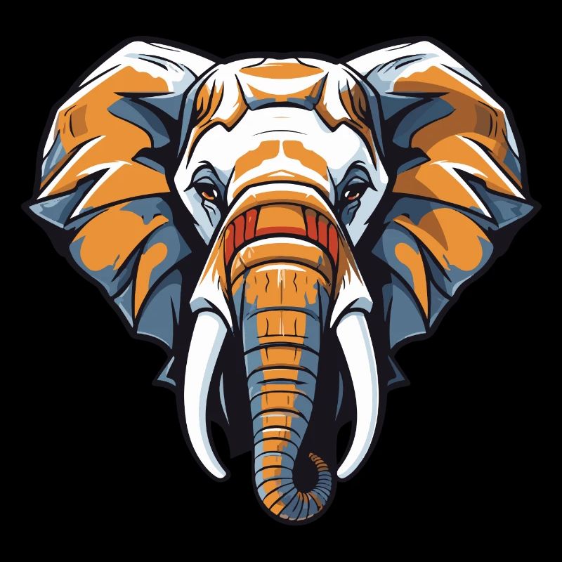 Elefant Kopf
