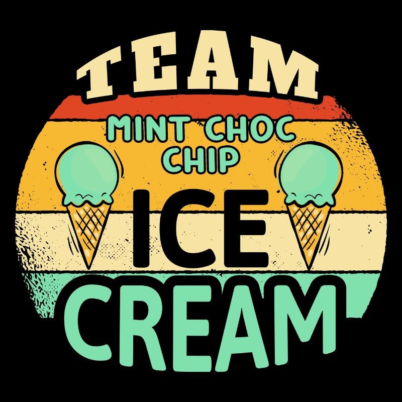 Team Mint Choc Crème glacée Cornet Crème glacée Crème glacée
