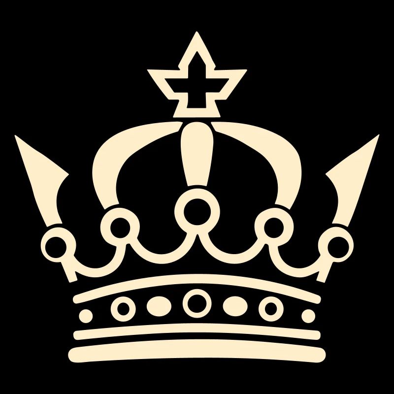 Couronne de monarque majestueuse