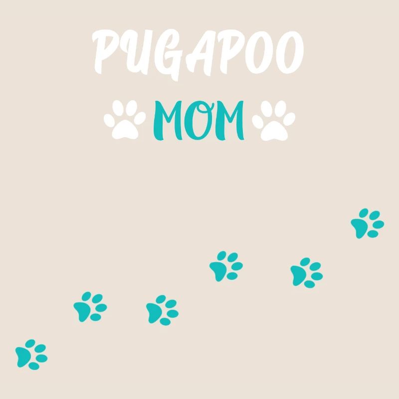 Pugapoo Mom - Pudel Mops Mix