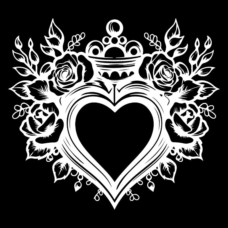 Tatouage symbole de coeur