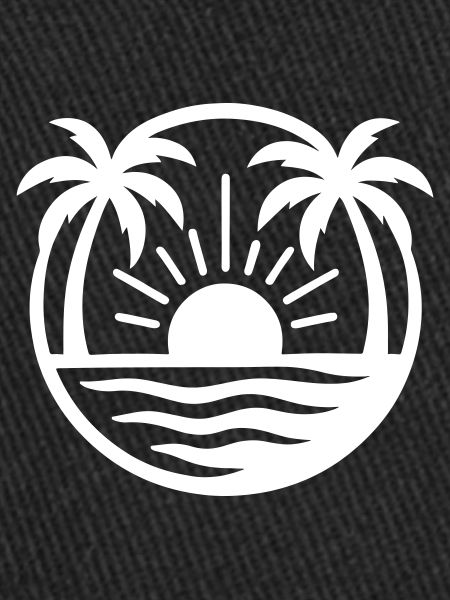 Palm Trees Beach Sunset