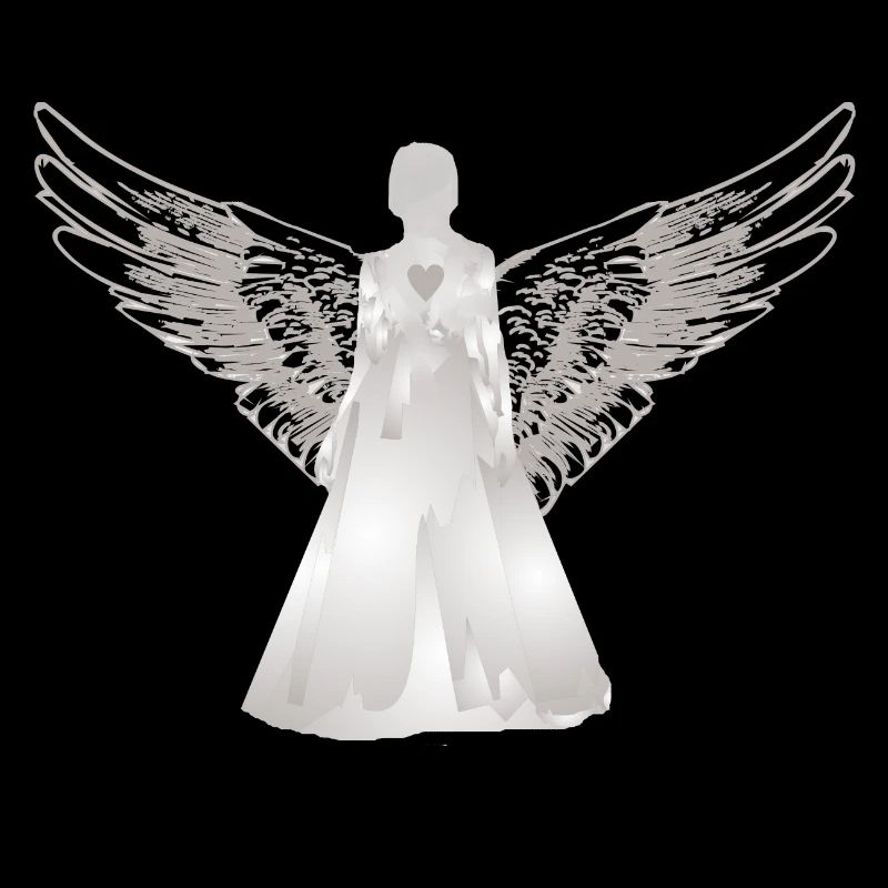 Engel Schutzengel mit Herz