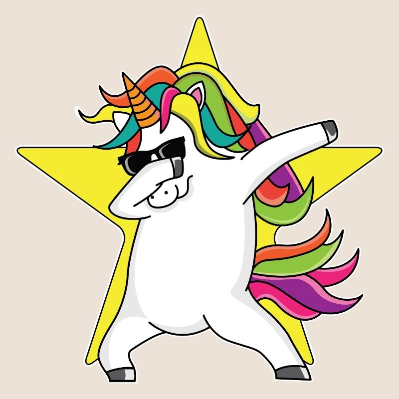 Funny Cute Dabbing Unicorn Gift Idea