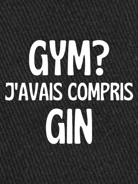 j'avais compris gin