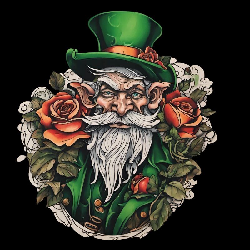 Leprechaun / Leprechaun / Vert / Gingembre / Irlande