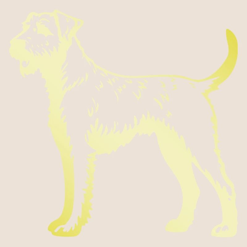 Airedale Terrier Silhouette de chien