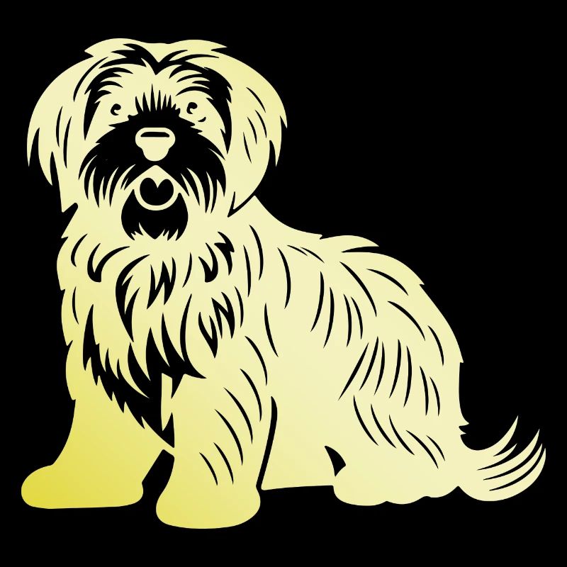 Havanese Hund Silhouette