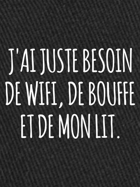juste besoin de wifi