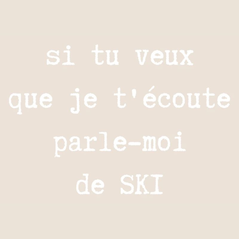 parle-moi de ski