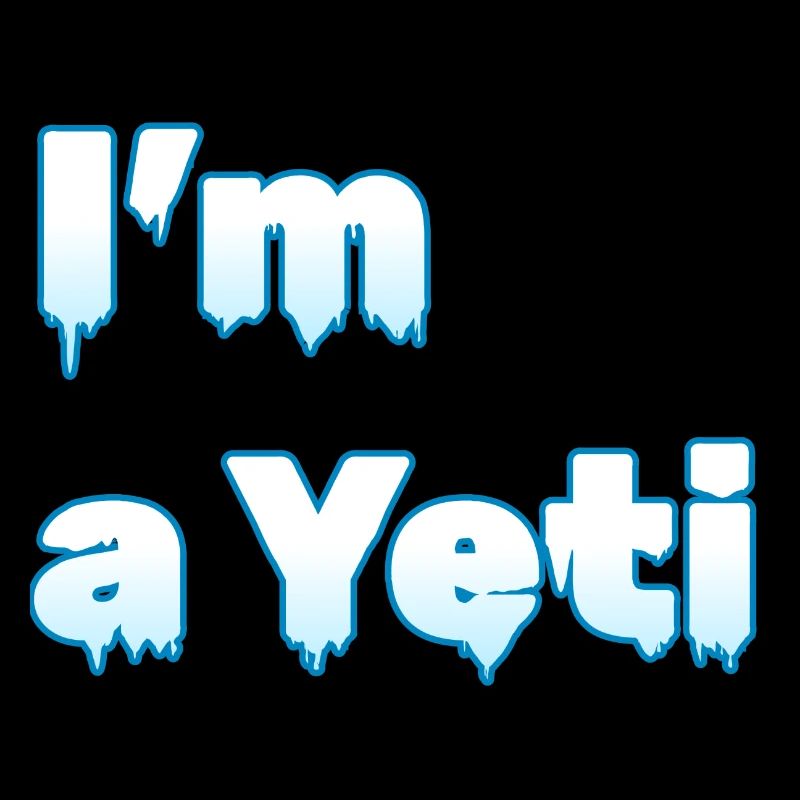 « Je suis un yéti » | Conception de la glace