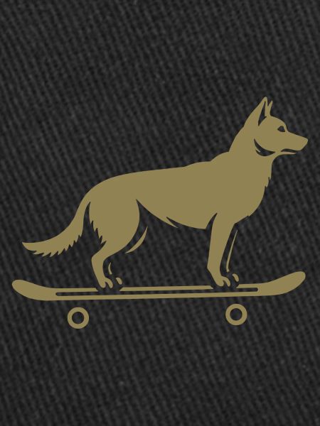 Dog Shepherd Skateboard Skateboarder