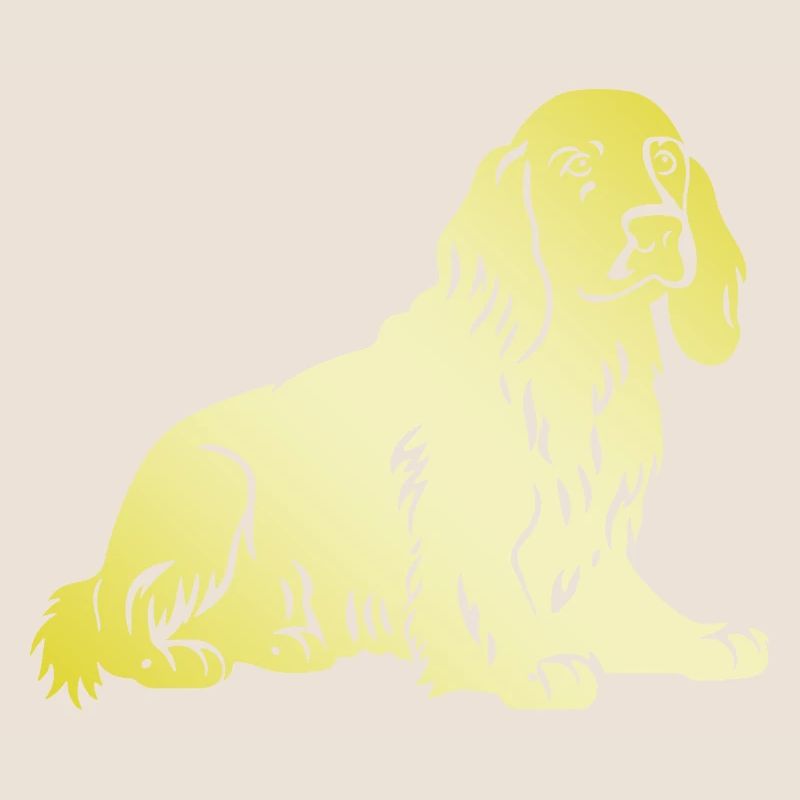 Cocker Spaniel Dog Silhouette
